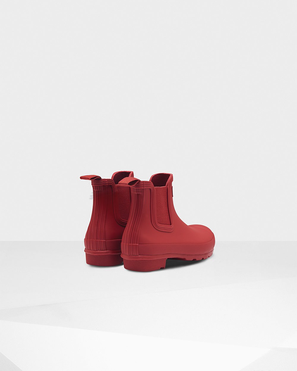 Hunter Original Chelsea Boots - Buy Womens Red - XVDICE381